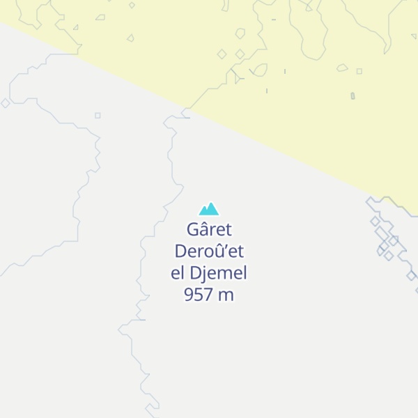 Map of Gâret Deroû’et el Djemel