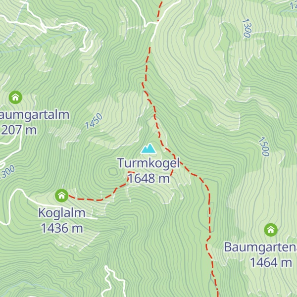 Map of Turmkogel