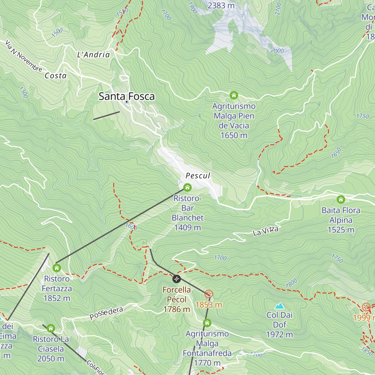 Ristoro Sabe map