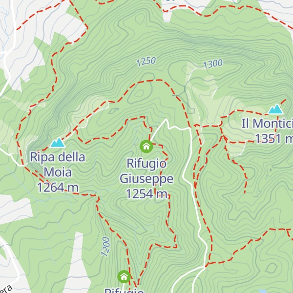 Map of Rifugio Giuseppe