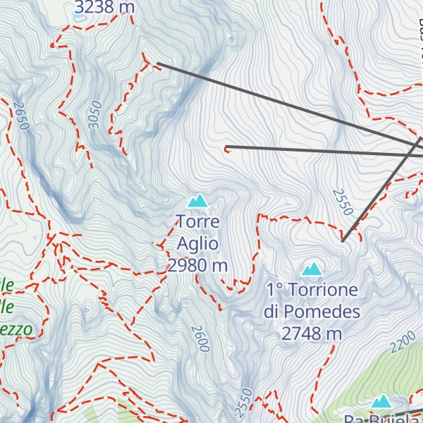 Map of 3° Torrione di Pomedes