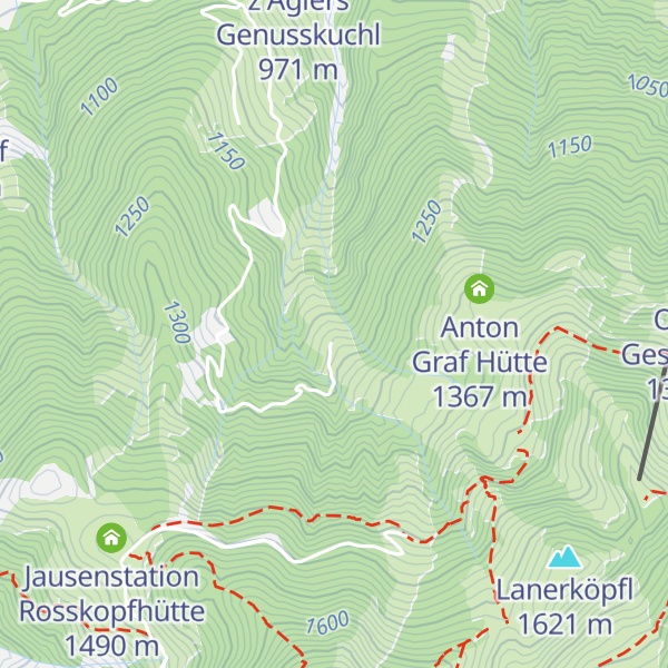 Map of Unterbaumgartenalm