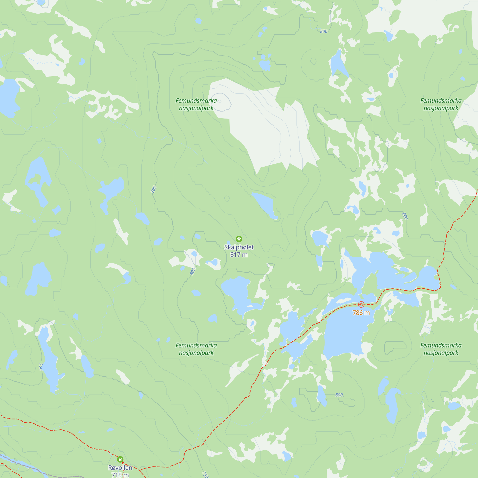 Skalphølet map