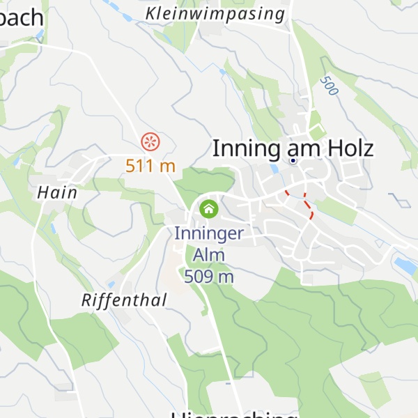 Map of Inninger Alm