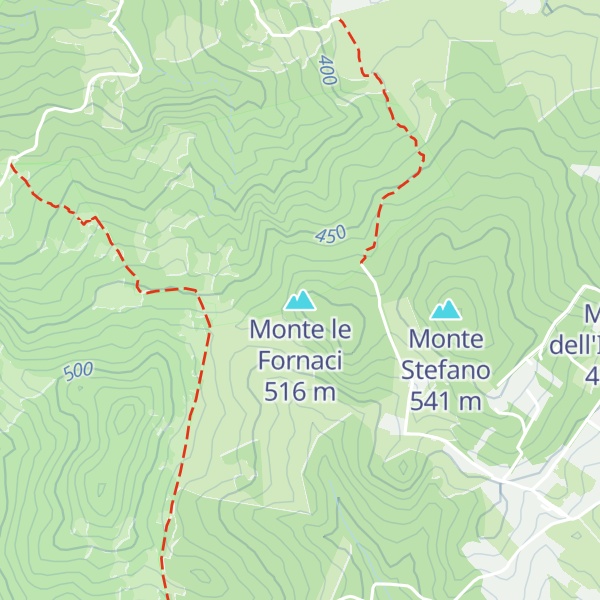 Map of Monte le Fornaci