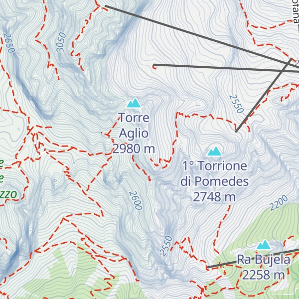 Map of 2° Torrione di Pomedes
