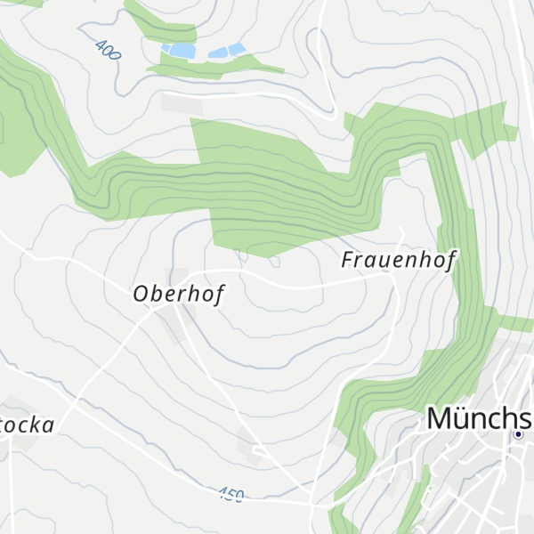 Map of Münchshofener Berg