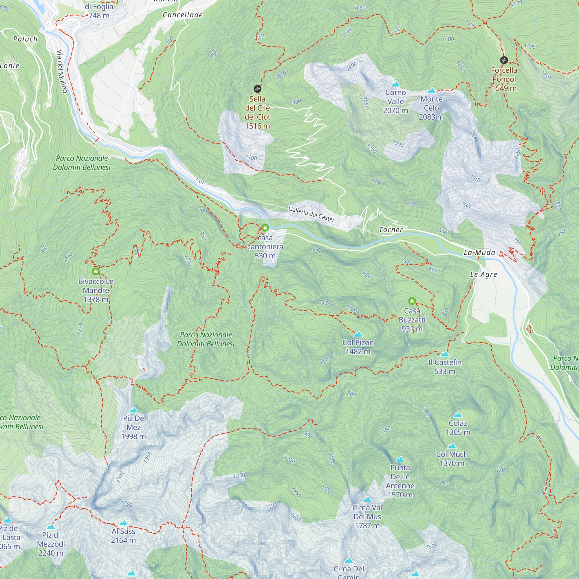 casera vecia map