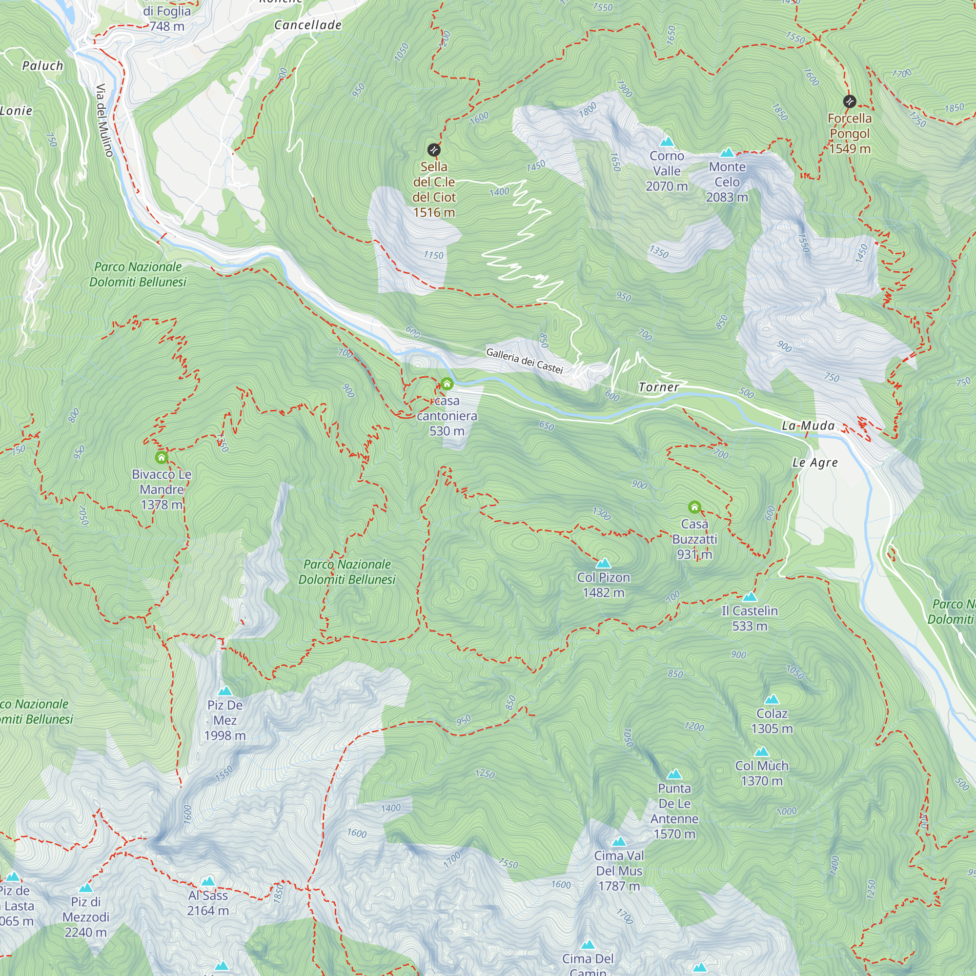 casera vecia map