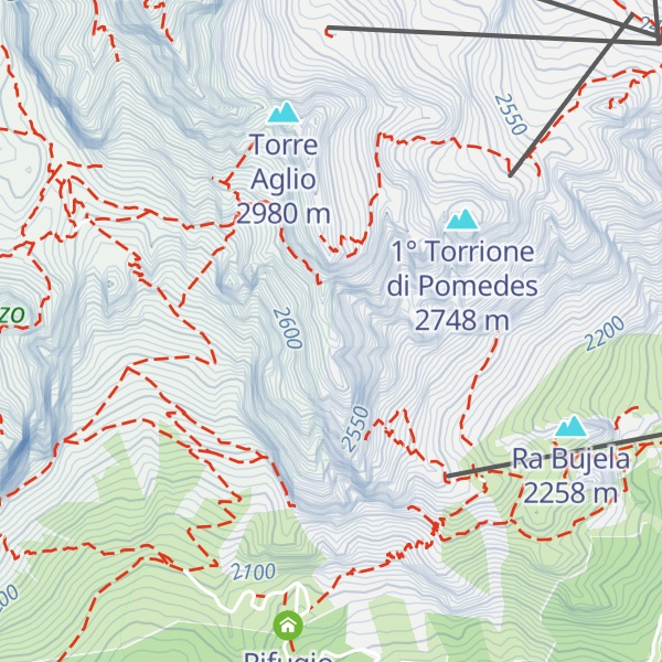 Map of Punta Anna