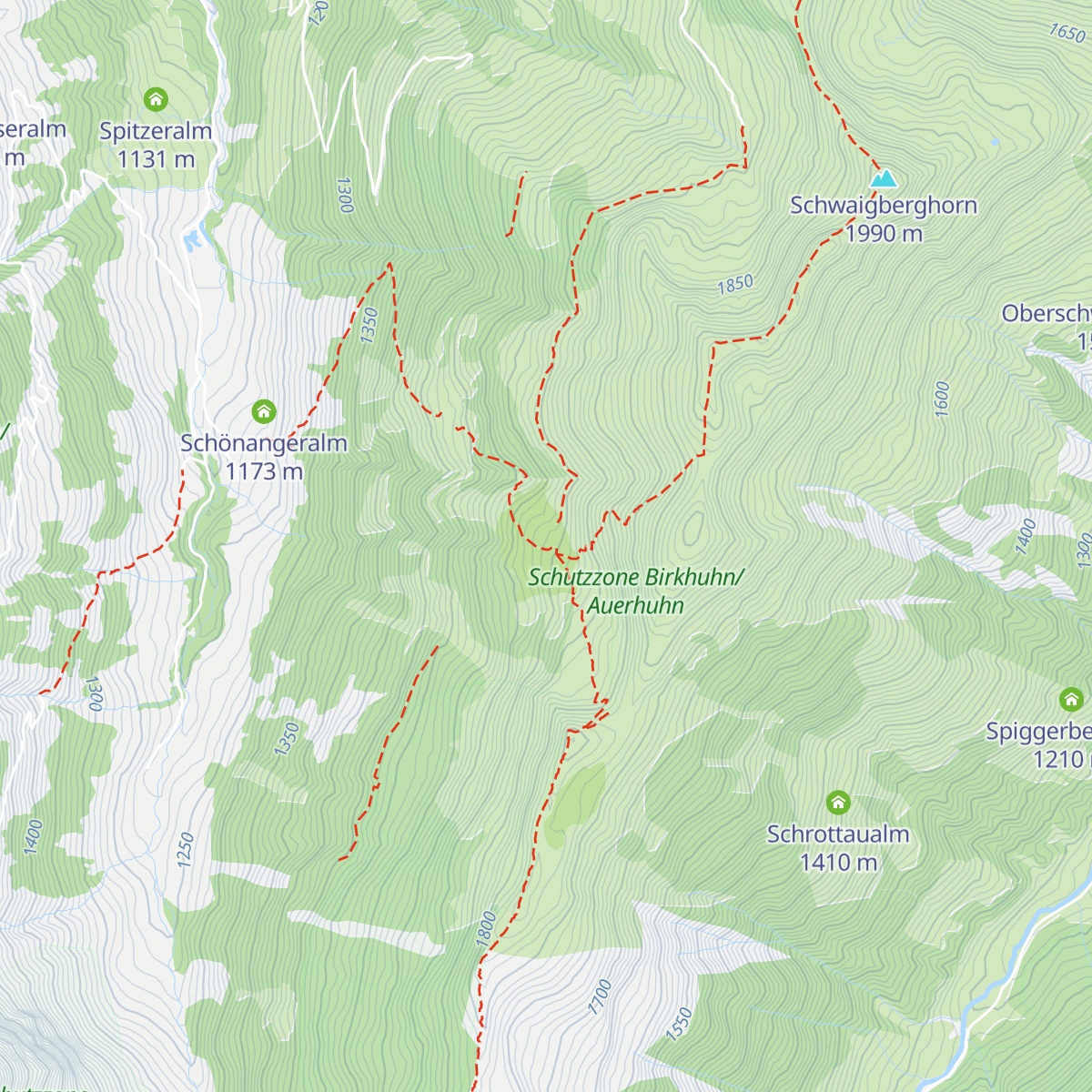 Kleinneubergalm map