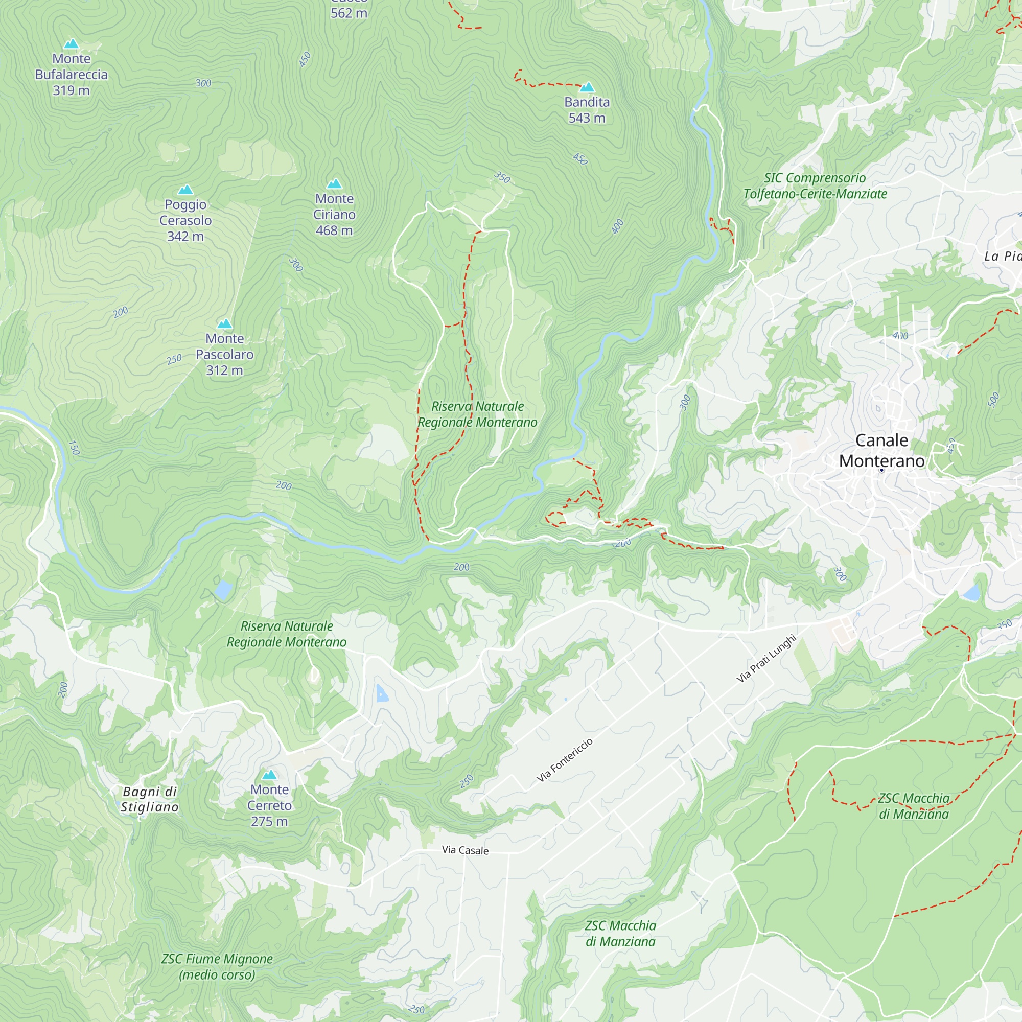 Capanna del buttero map