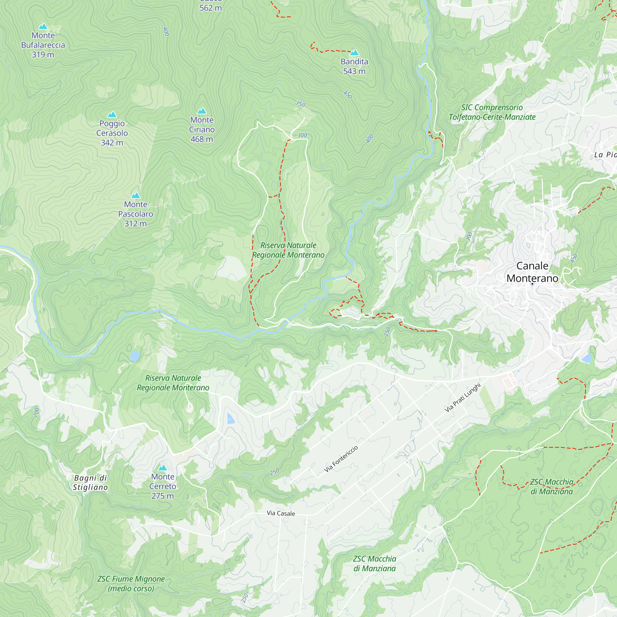 Capanna del buttero map