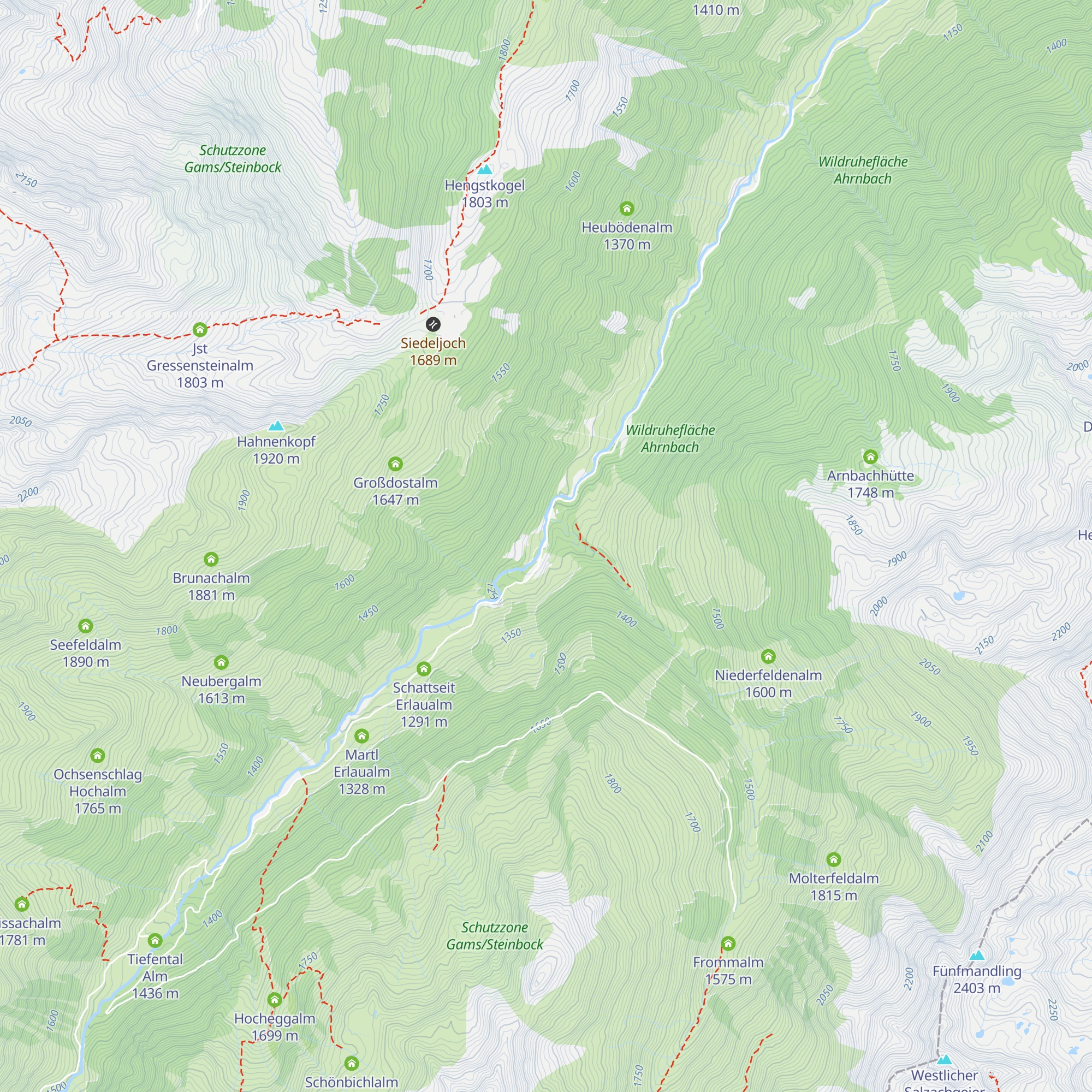 Brennhütte map