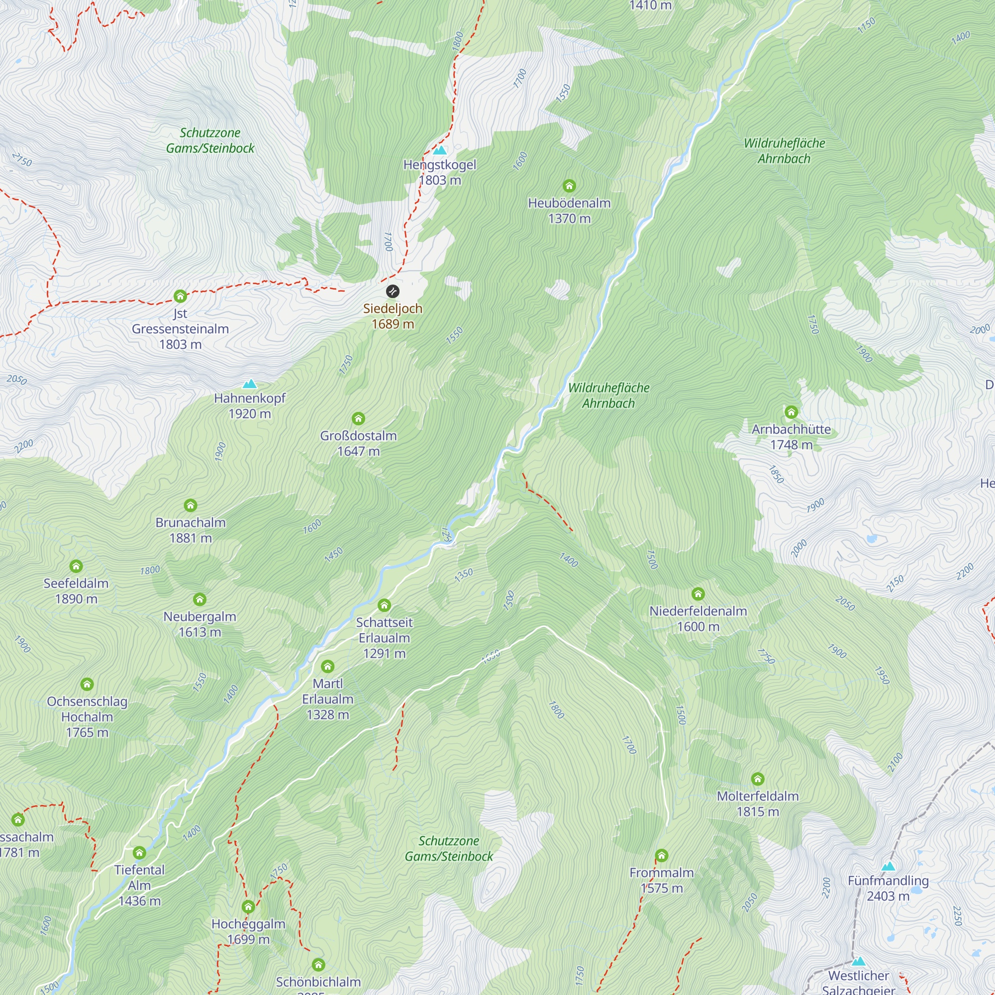 Erlauerhütte map