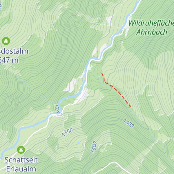Map of Erlauerhütte