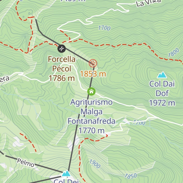 Map of Agriturismo Malga Fontanafreda