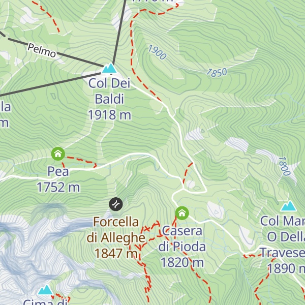 Map of Tabià de Rico