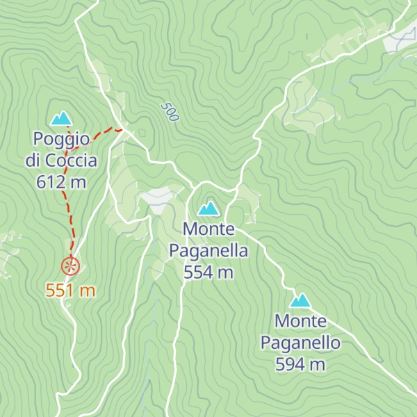 Map of Monte Paganella