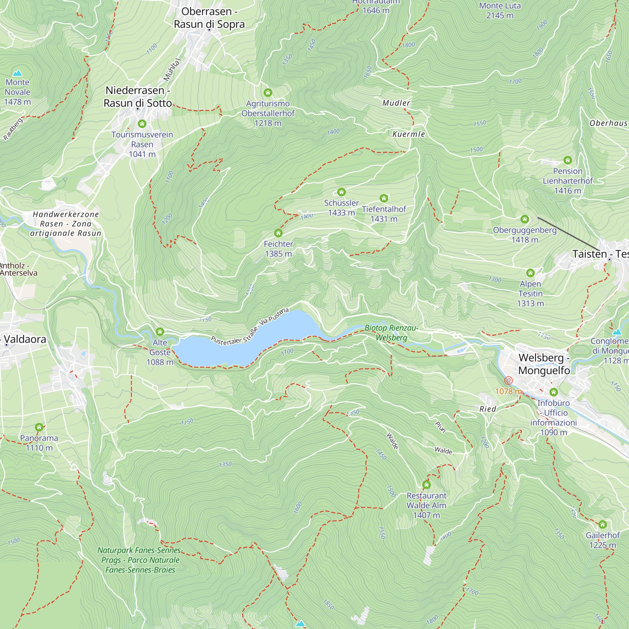Hotel Seehof map