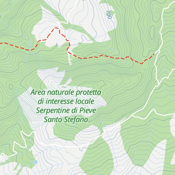 Map of Poggio delle Calbane