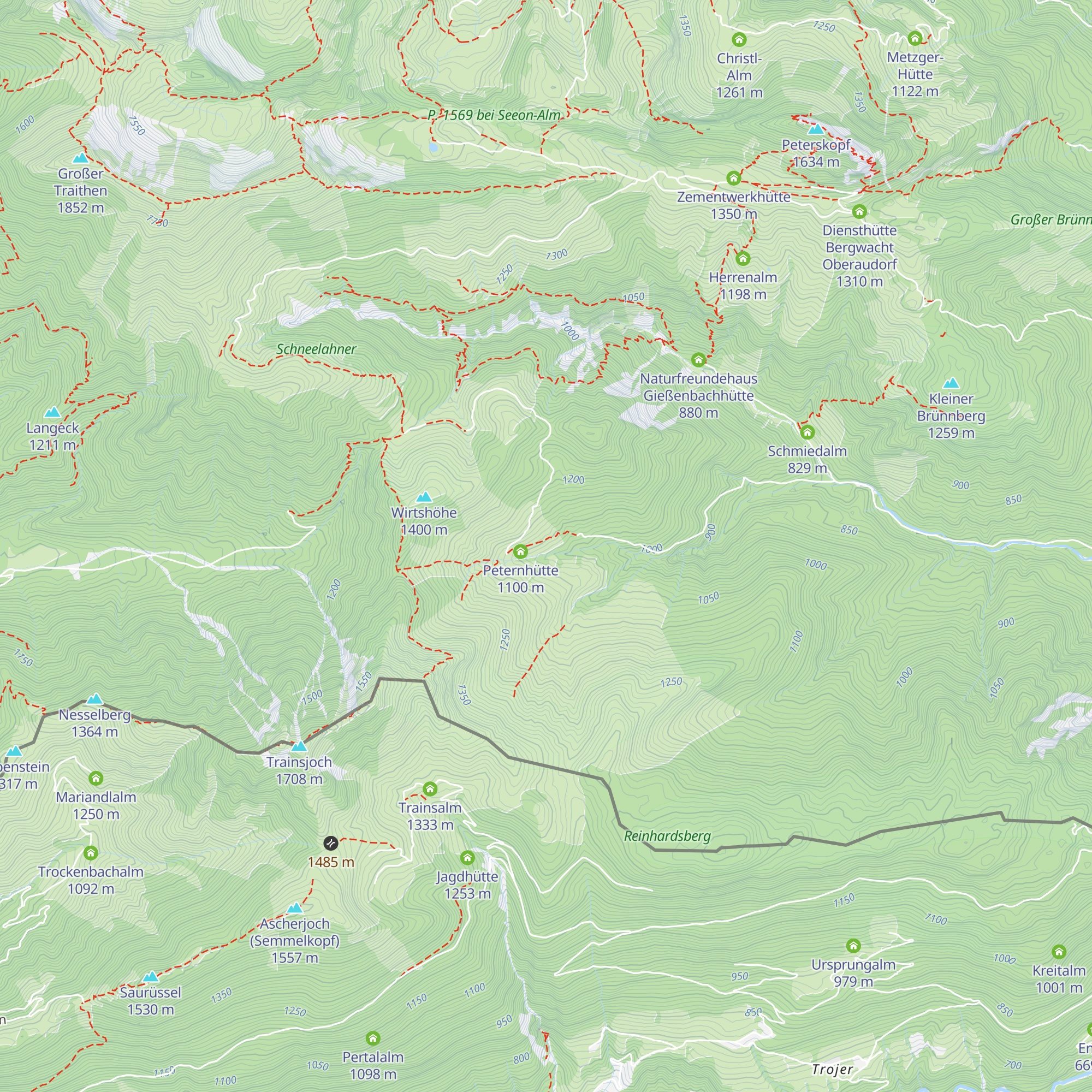 Kaufmanns-Hütte map