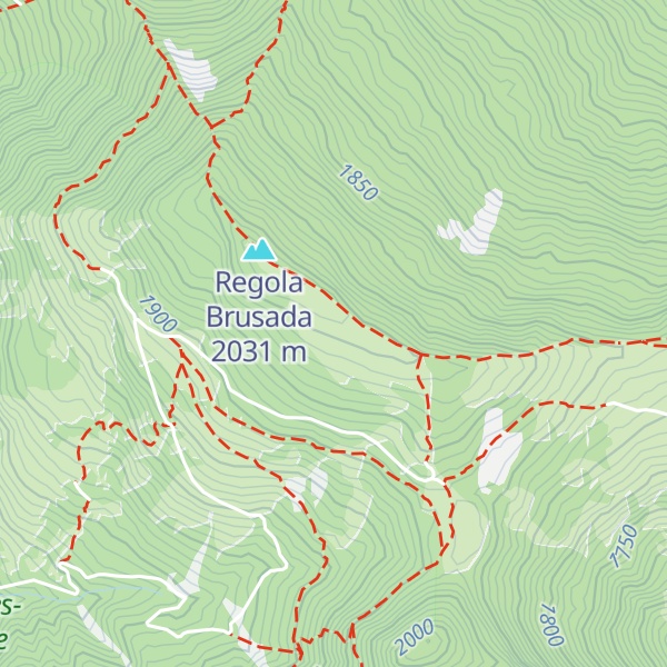 Map of Brunstalm - Malga Brusada