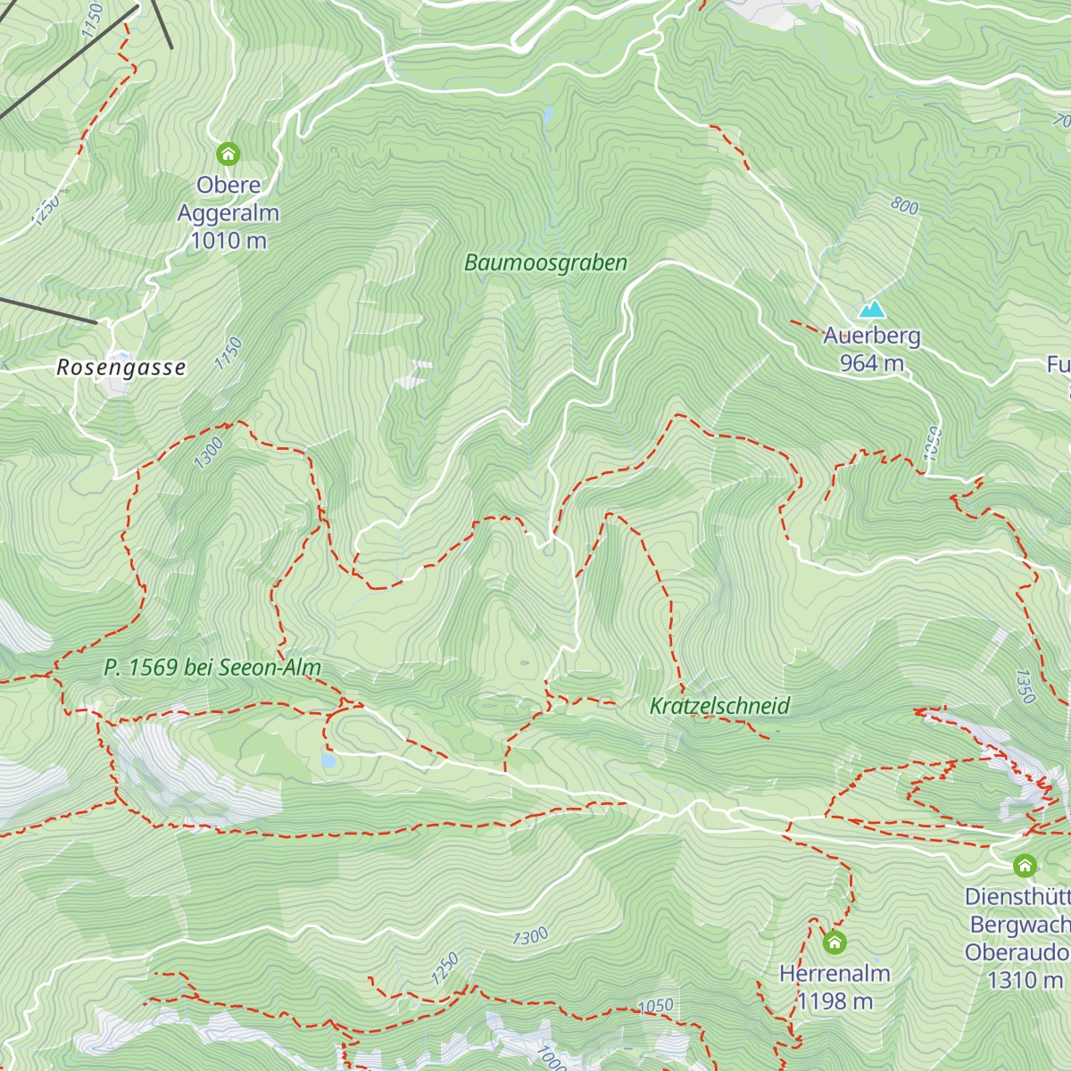 Seelachenalm map