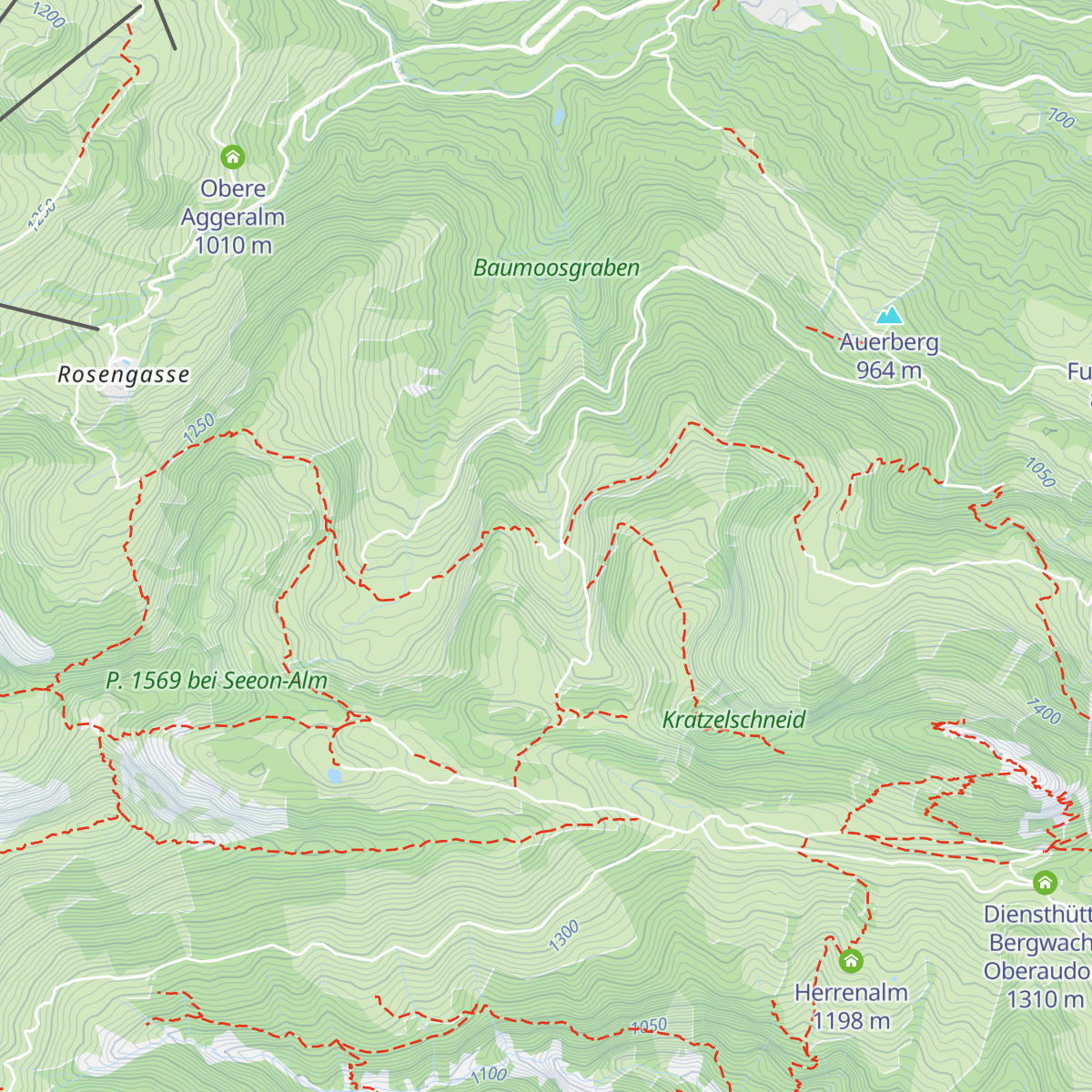 Seelachenalm map