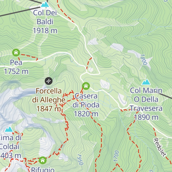 Map of Casera di Pioda
