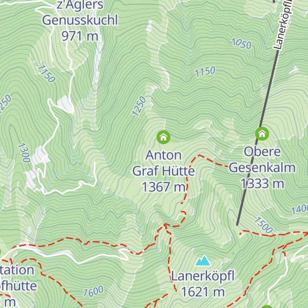 Map of Norderbergalm