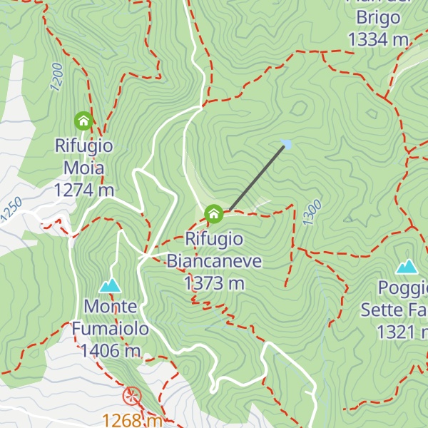 Map of Rifugio Biancaneve