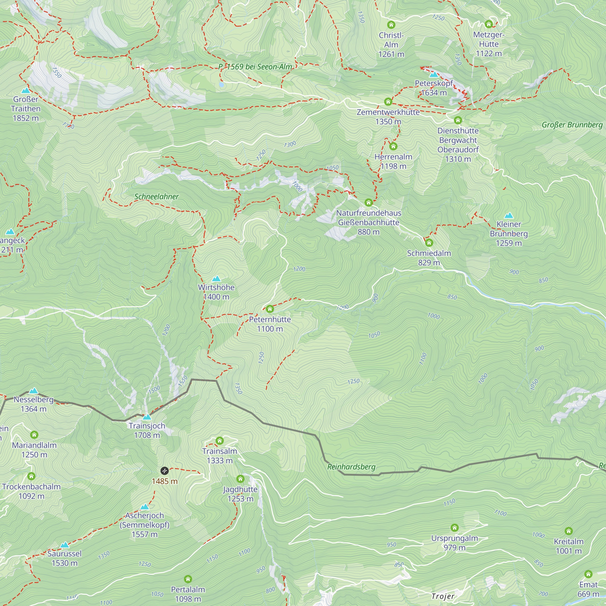 Jagdhütte map