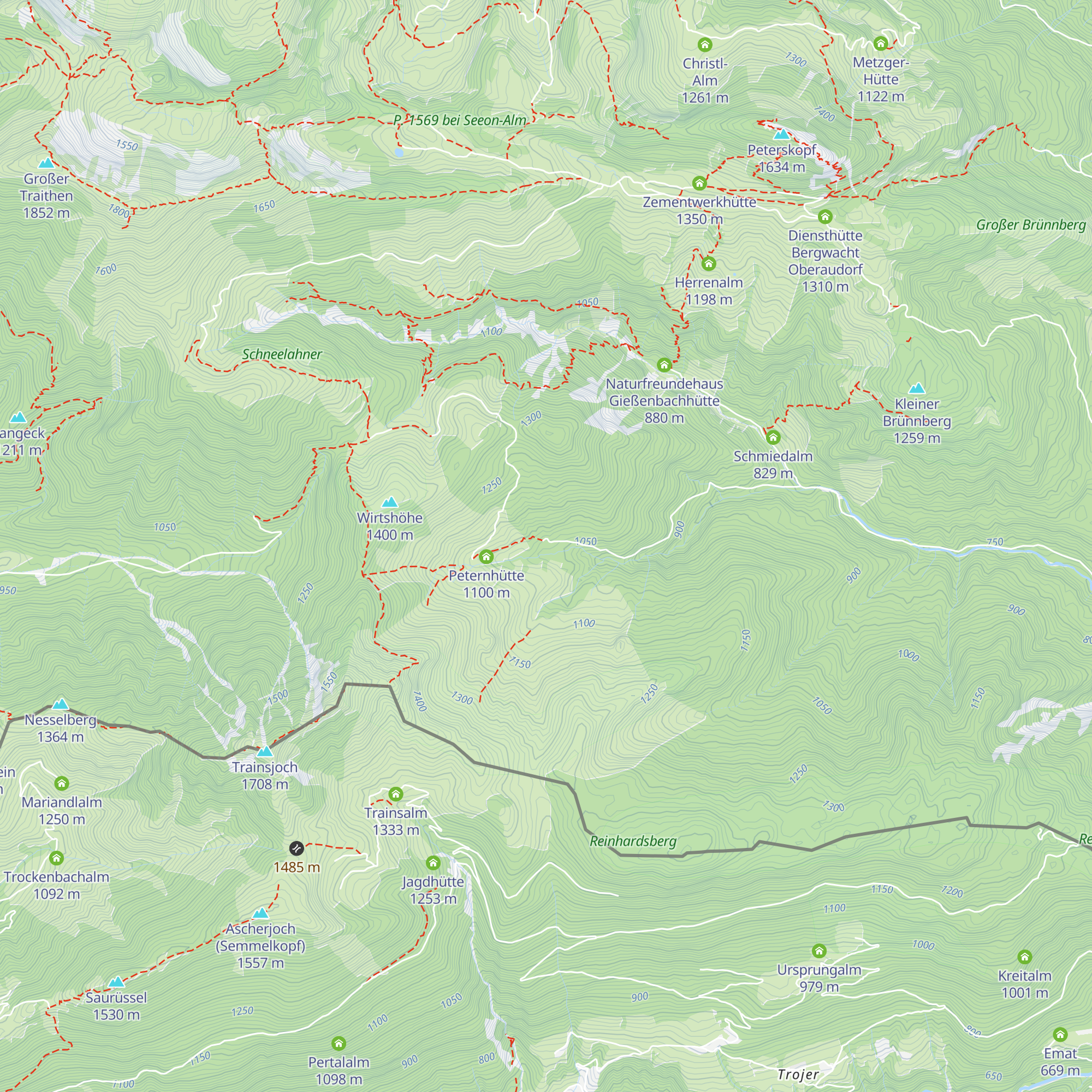 Jagdhütte map