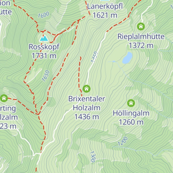Map of Jausenstation Holzalm-Kaesealm