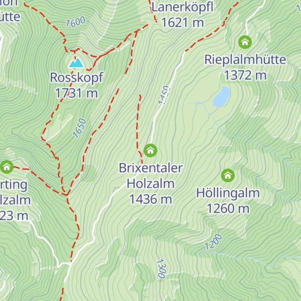 Map of Brixentaler Holzalm