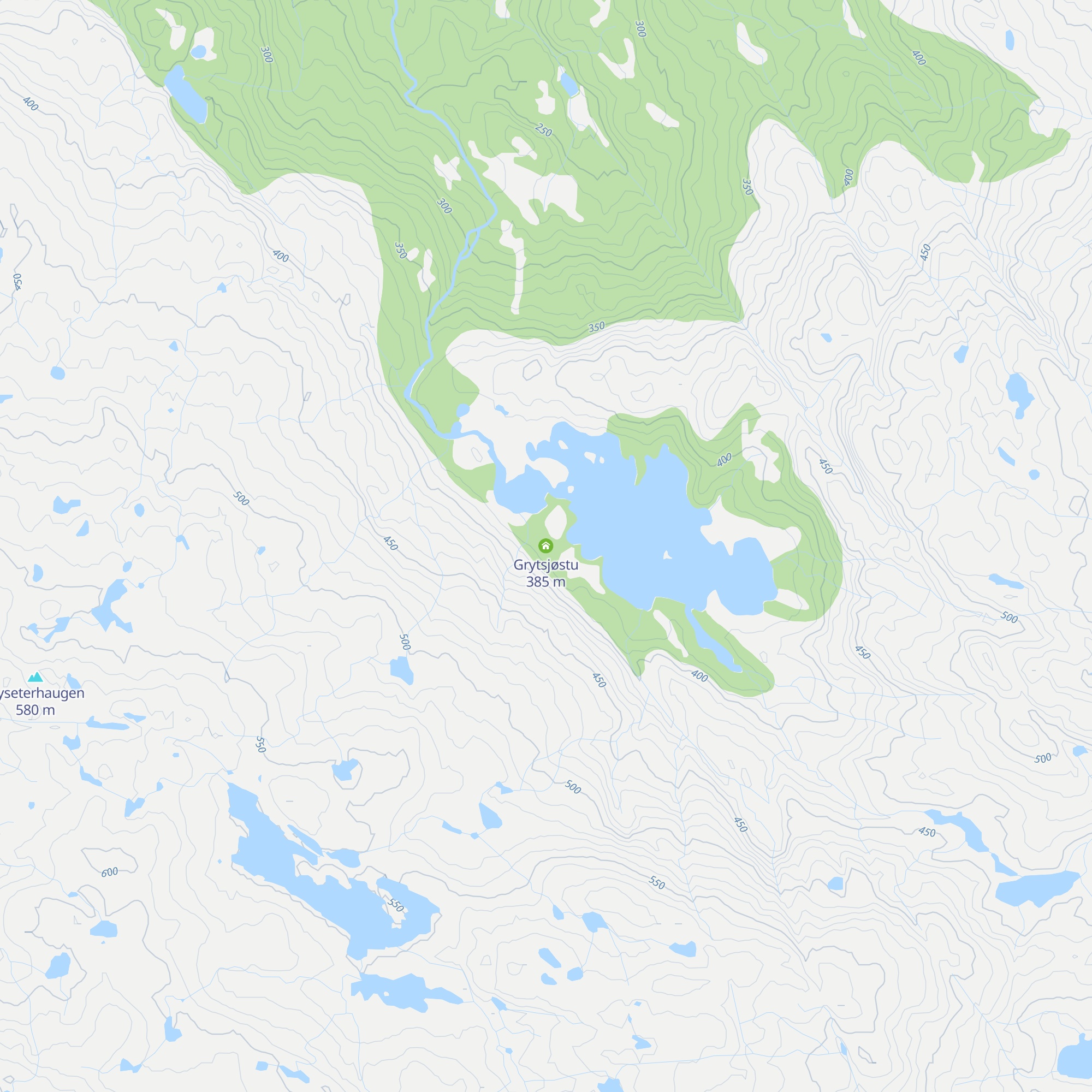 Grytsjøstu map