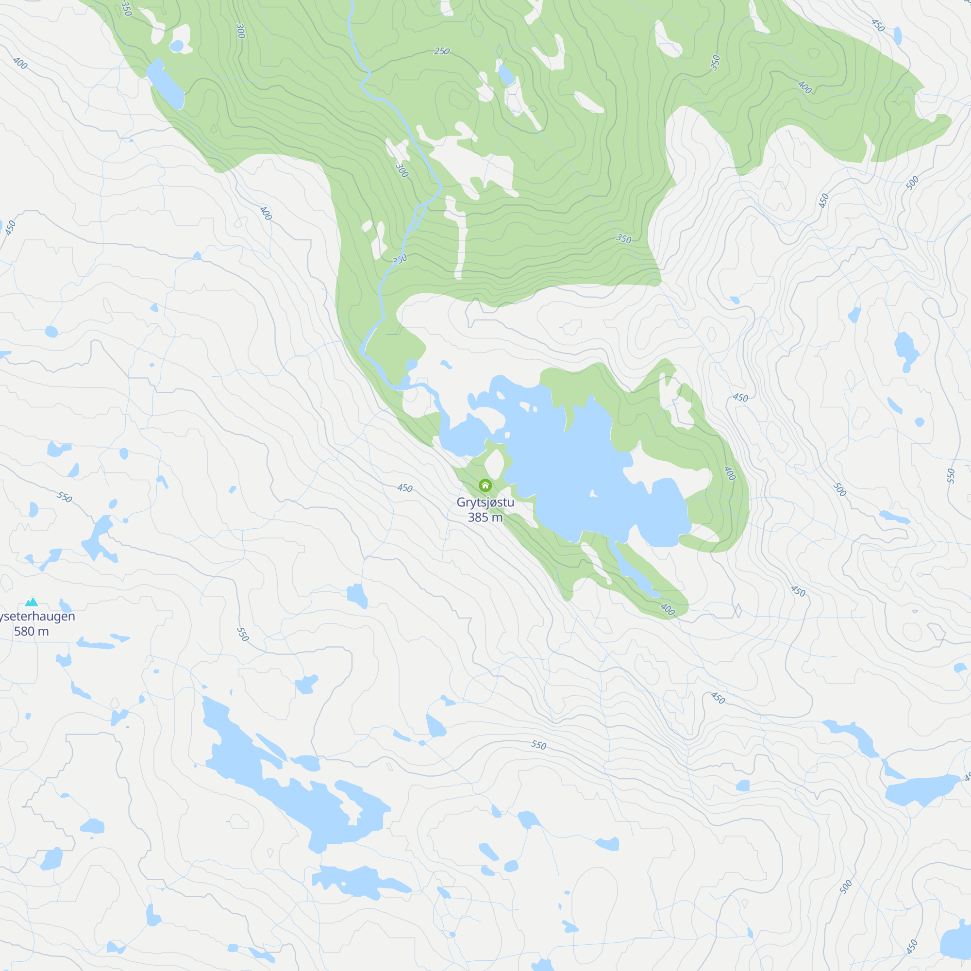 Grytsjøstu map