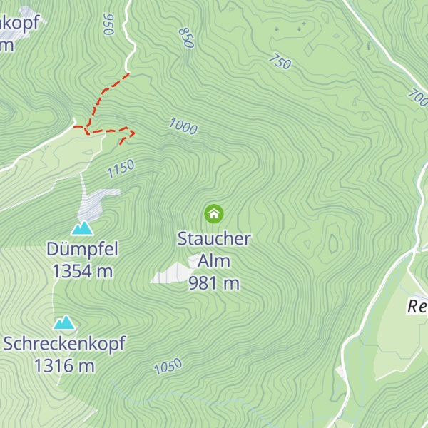 Map of Staucher Alm