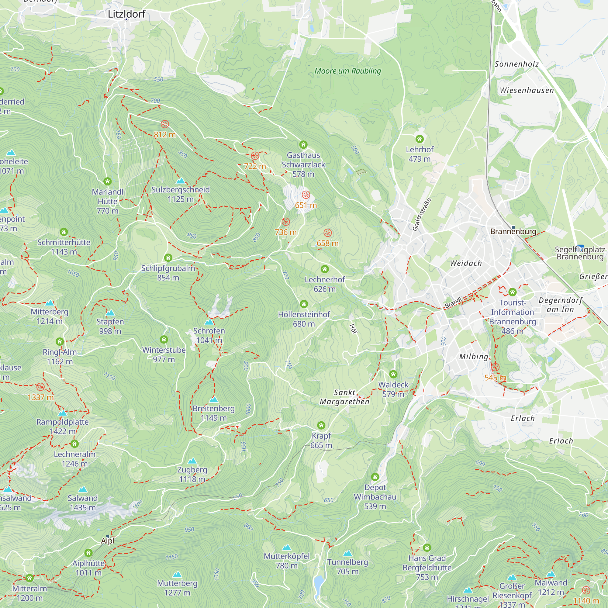 Höllensteinhof map