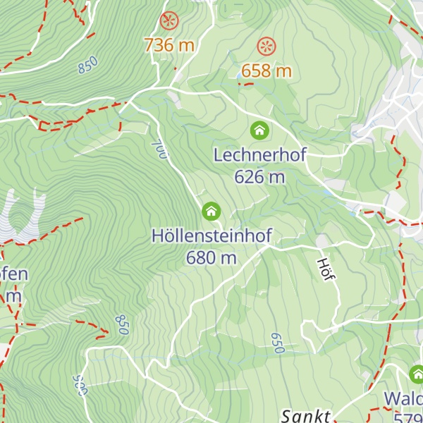 Map of Höllensteinhof