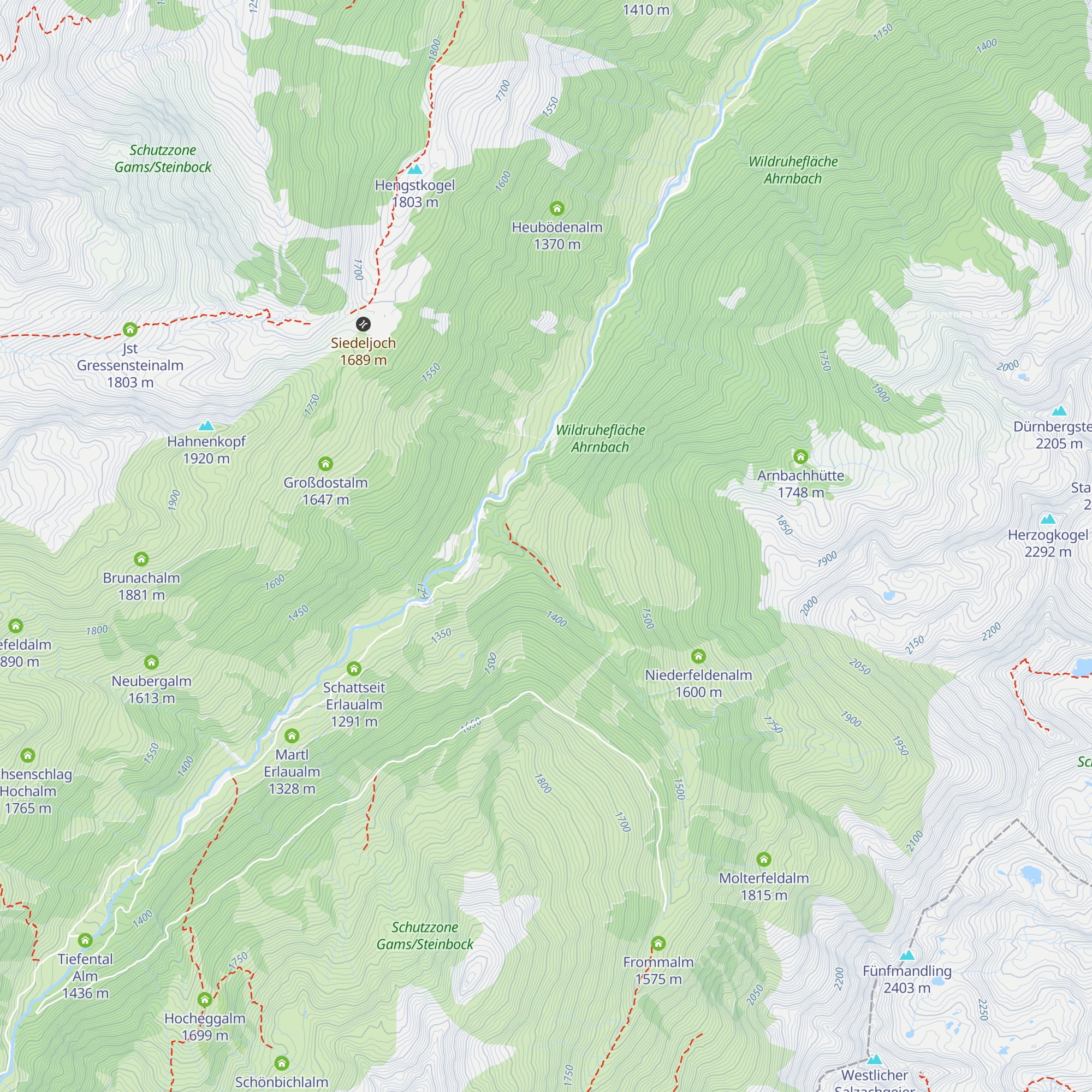 Richtseitbichlalm map