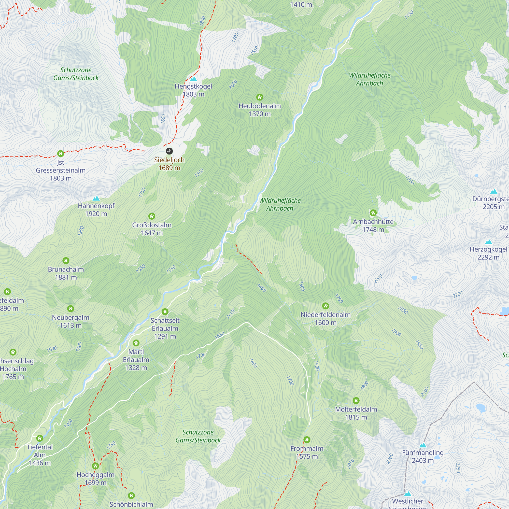 Richtseitbichlalm map