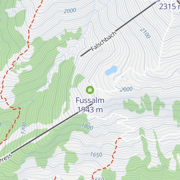 Map of Fussalm