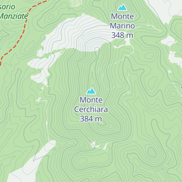Map of Monte Cerchiara