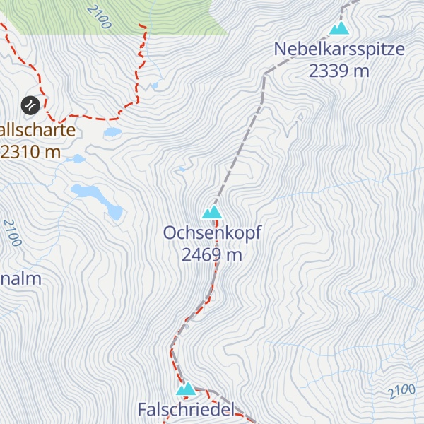 Map of Ochsenkopf