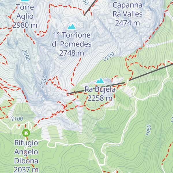 Map of Ra Pegna
