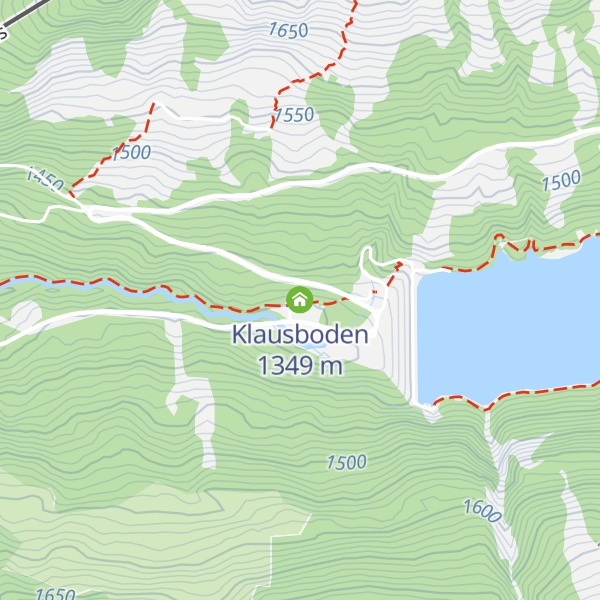 Map of Klausboden