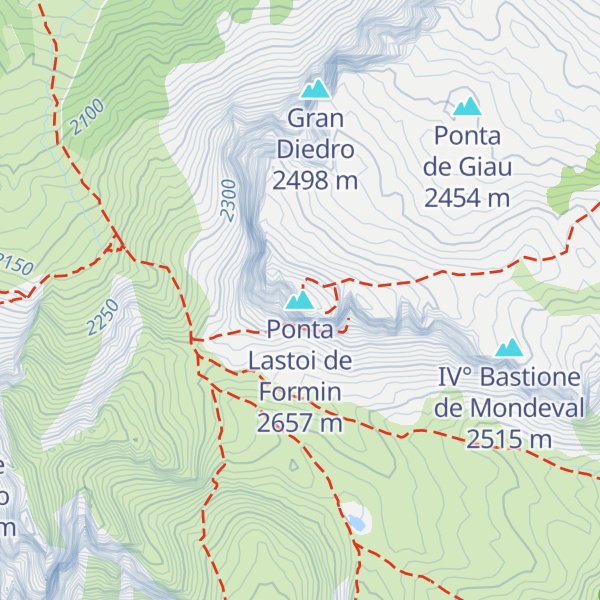 Map of Ponta Lastoi de Formin