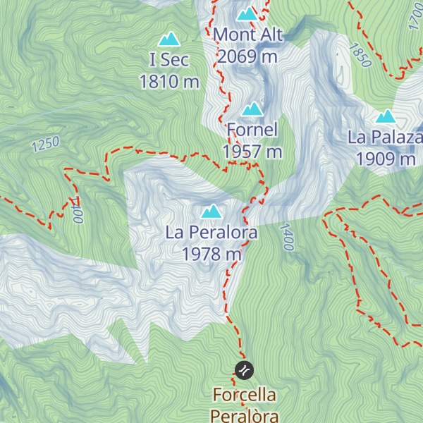 Map of La Peralora